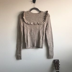 Doen Tamarind Sweater Oatmeal frill